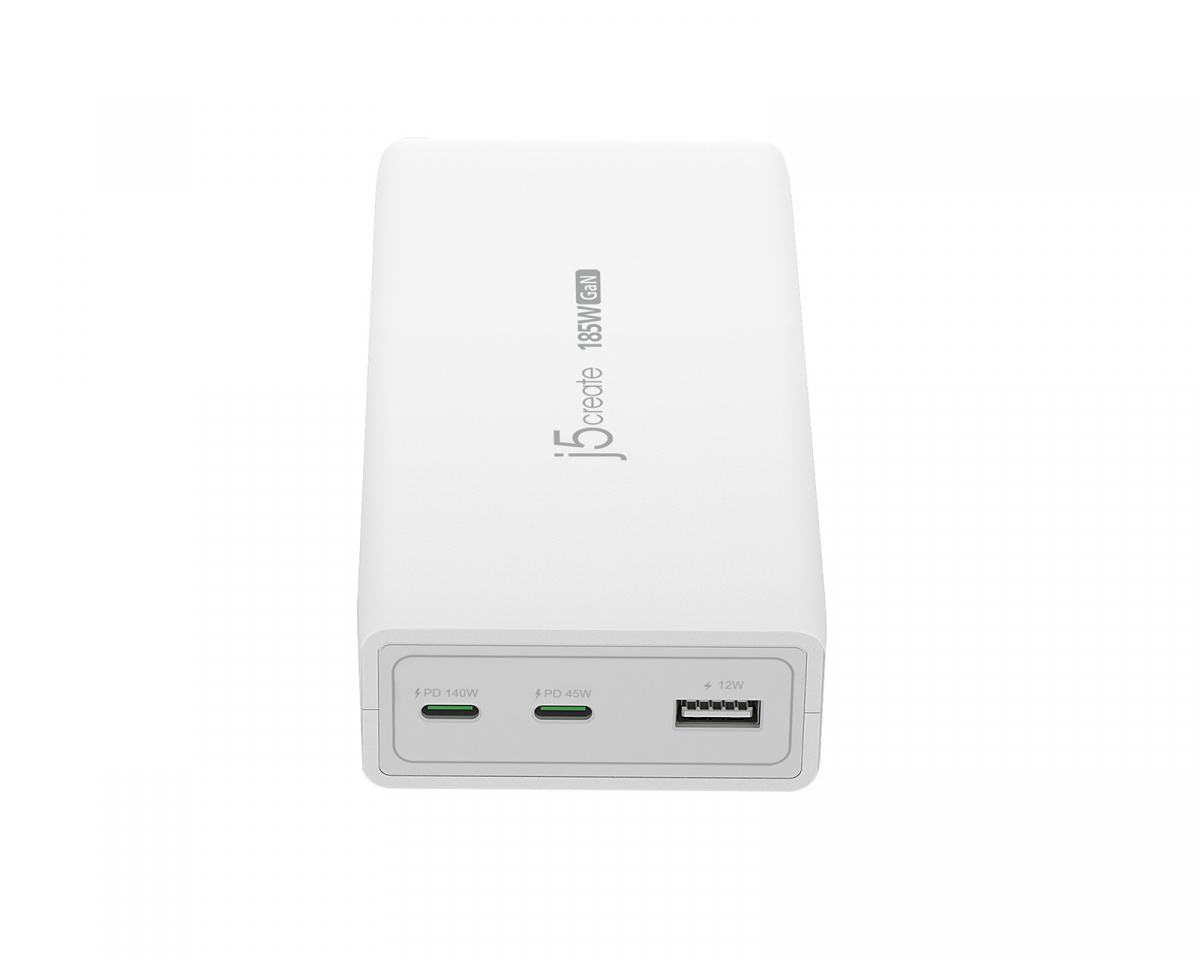 j5create GaN PD USB-C Laturi - 3-port - 185W