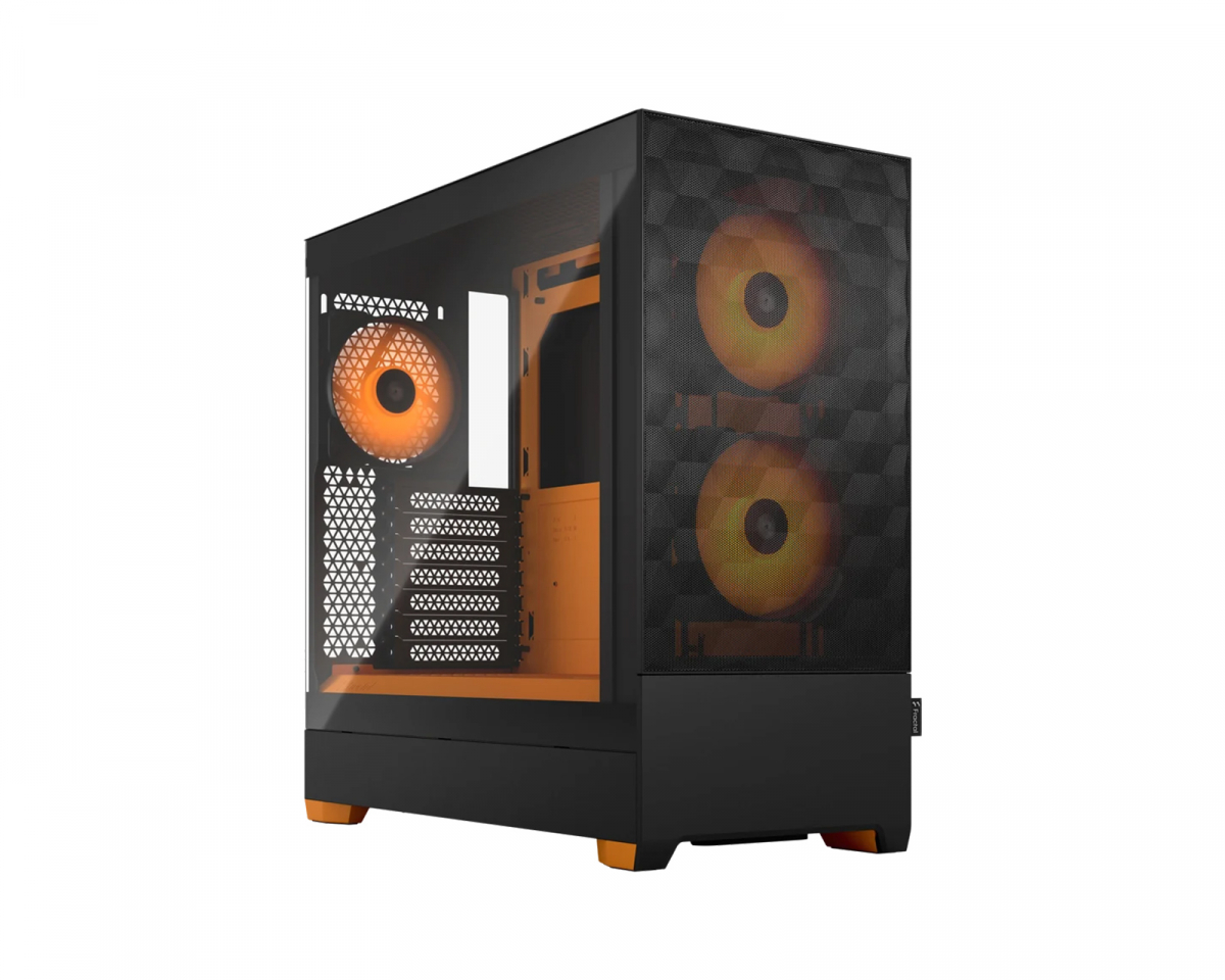 Fractal Design Pop Air RGB TG - Musta/Oranssi