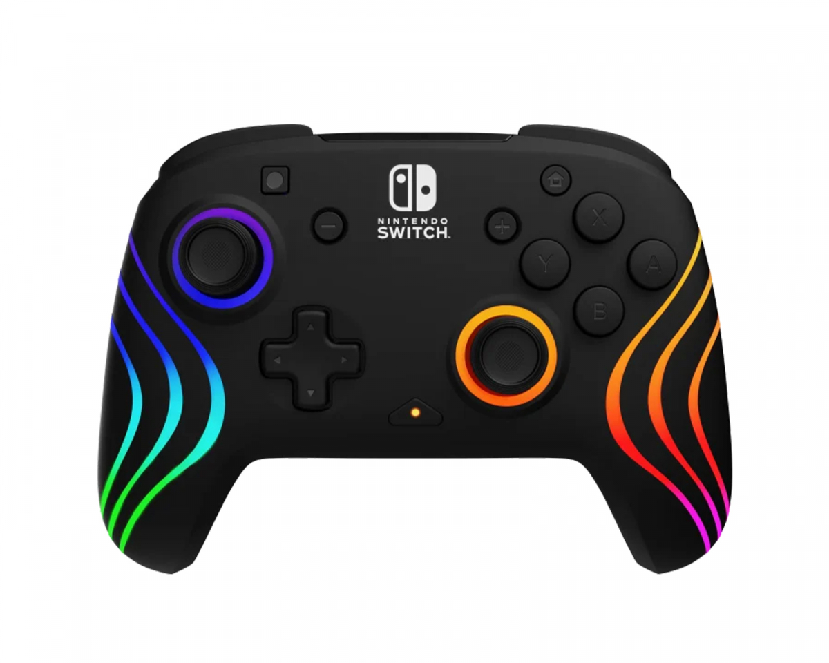 PDP Afterglow Wave with Motion Langaton Ohjain - Musta (Nintendo Switch)