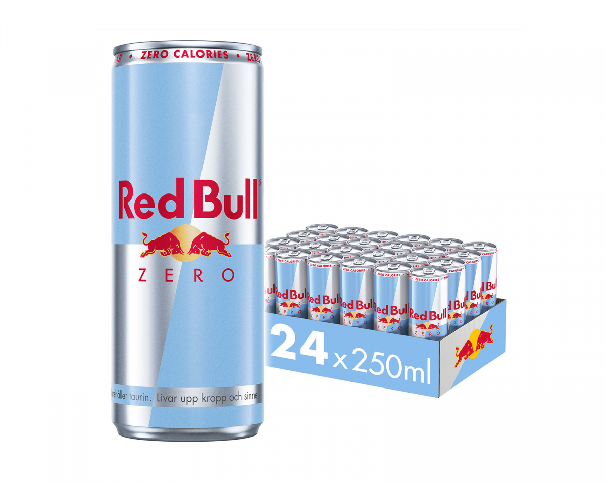 Red Bull 24x Energiajuoma, 250ml, Zero