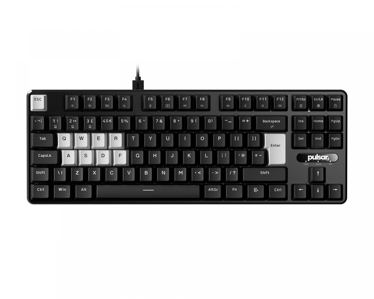 Pulsar PCMK 2 HE TKL Magnetic Näppäimistö ISO - Musta