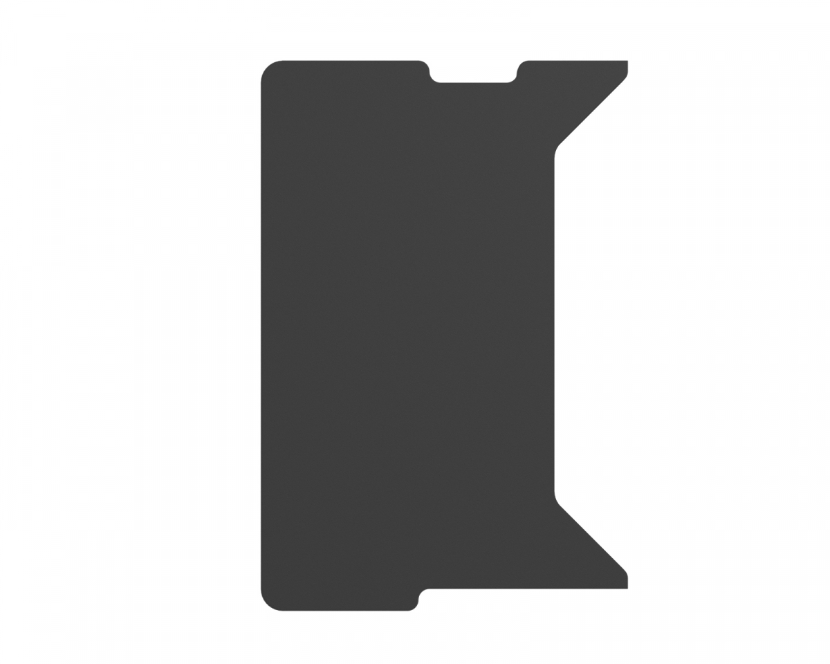 Genesis Pöytälevy 50cm Vasen varten Holm Modular - Musta