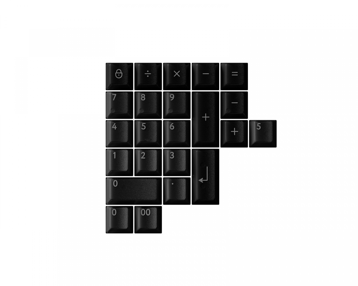 KBDfans PBTfans Retro Dark Lights R2 - Numpad kit