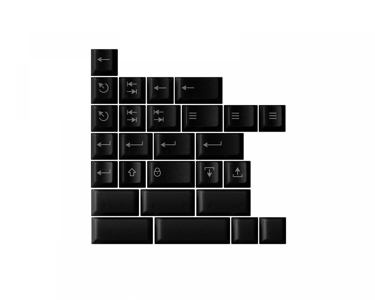 KBDfans PBTfans Retro Dark Lights R2 - 40s kit