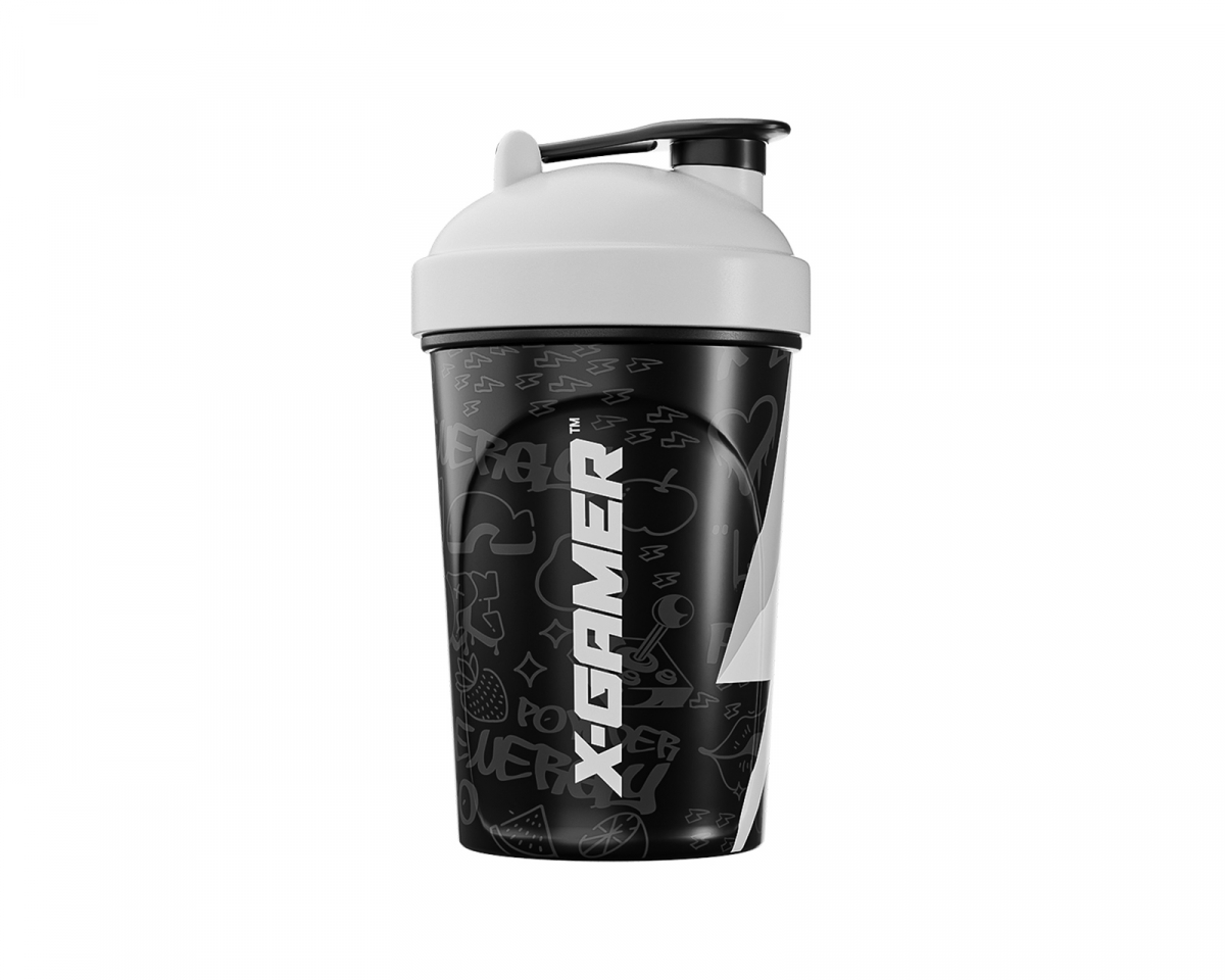 X-Gamer X-Zero Shaker 500ml - Musta & Harmaa