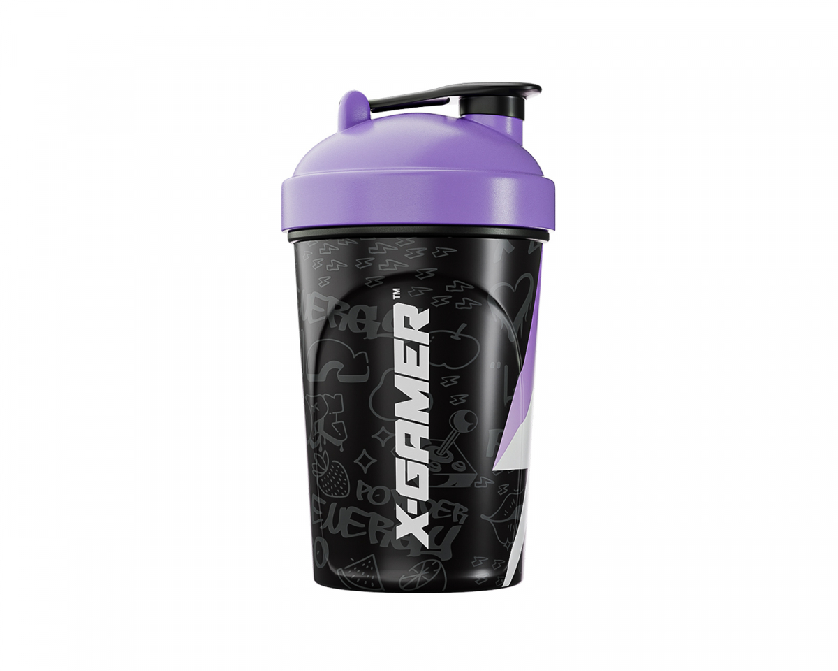 X-Gamer X-Zero Shaker 500ml - Musta & Violetti
