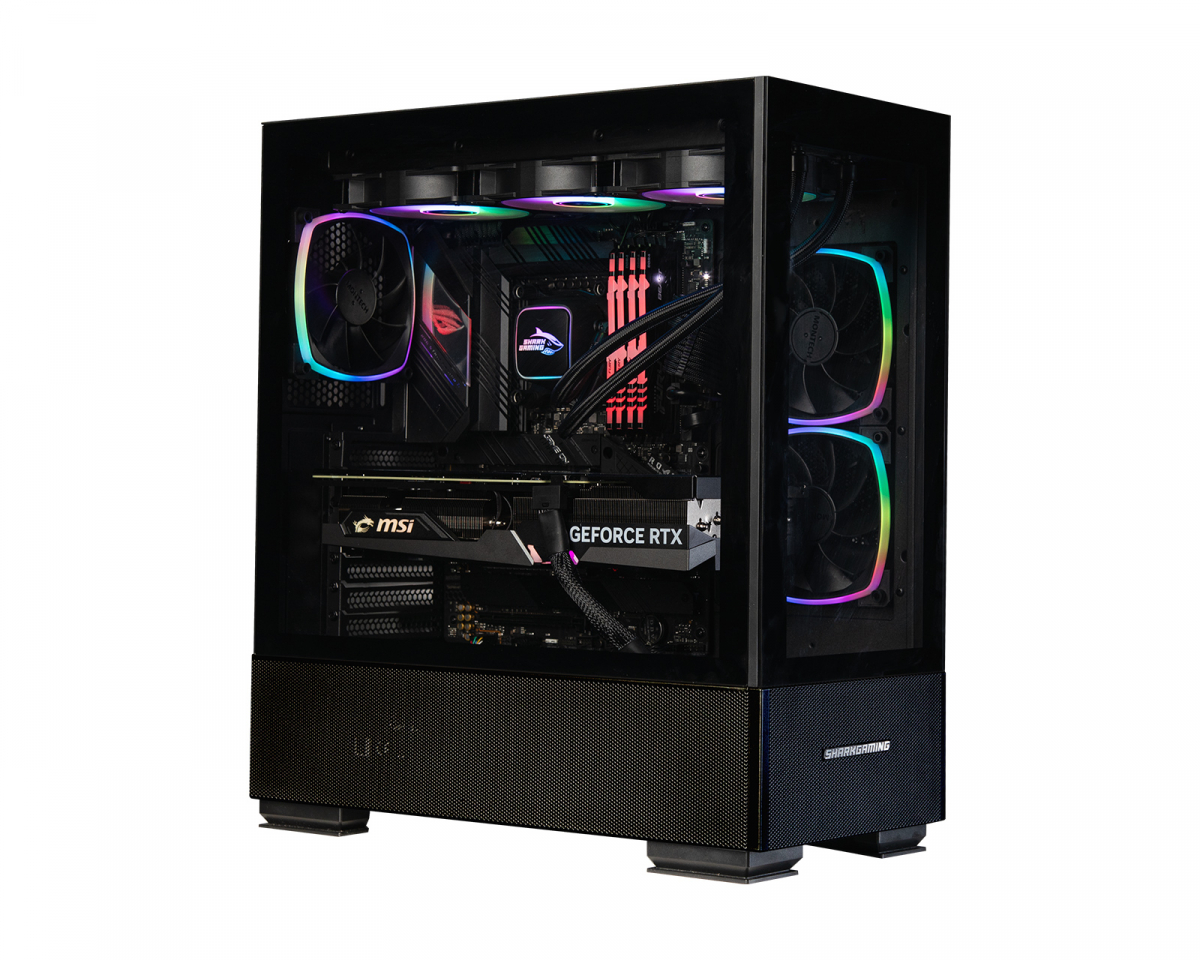 Shark Gaming Shark RGBeast TR708 Gaming PC - Pelitietokone - RX 9070 XT - Ryzen 7 9