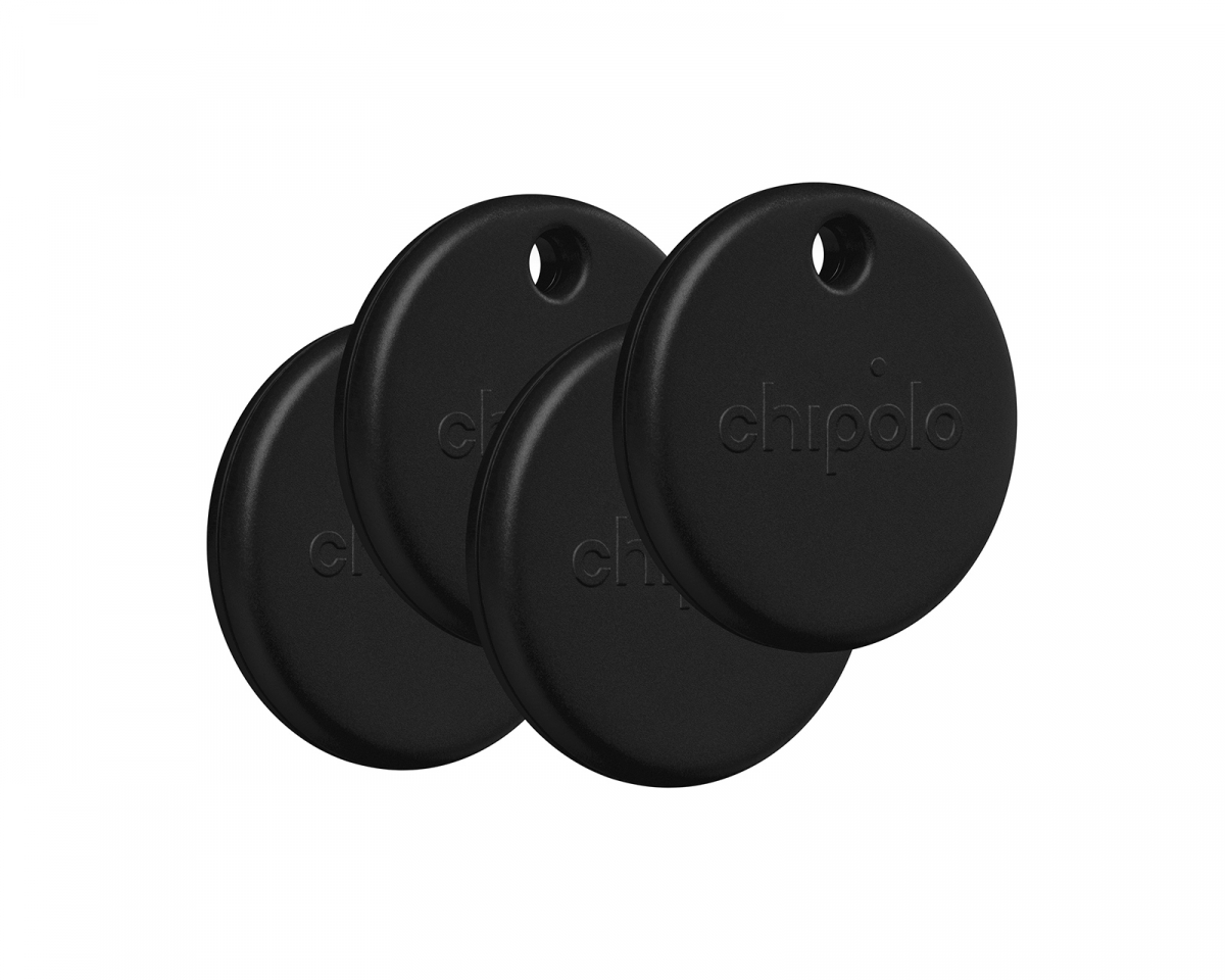 Chipolo POP 4-pack - Item Finder - Musta