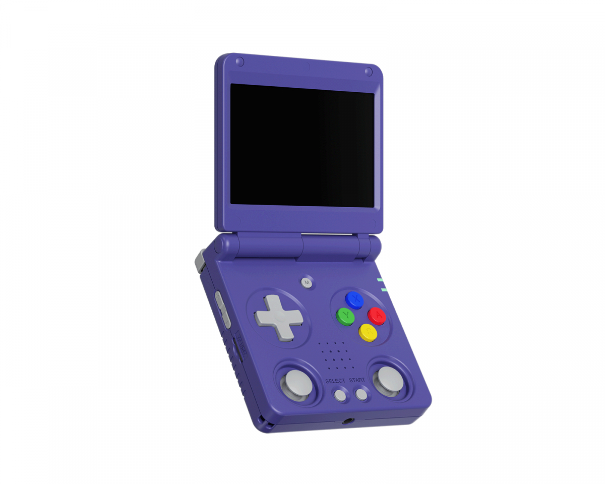 Anbernic RG34XXSP Retro Emulator (64GB) - Indigonsininen