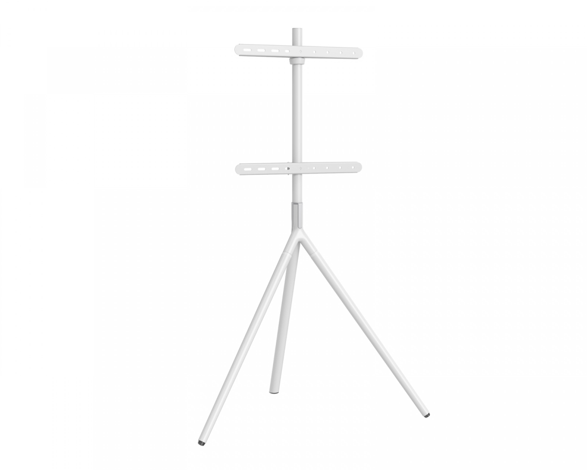 MaxMount TV-Lattiajalusta kolmella jalalla - 45"-65" - Valkoinen