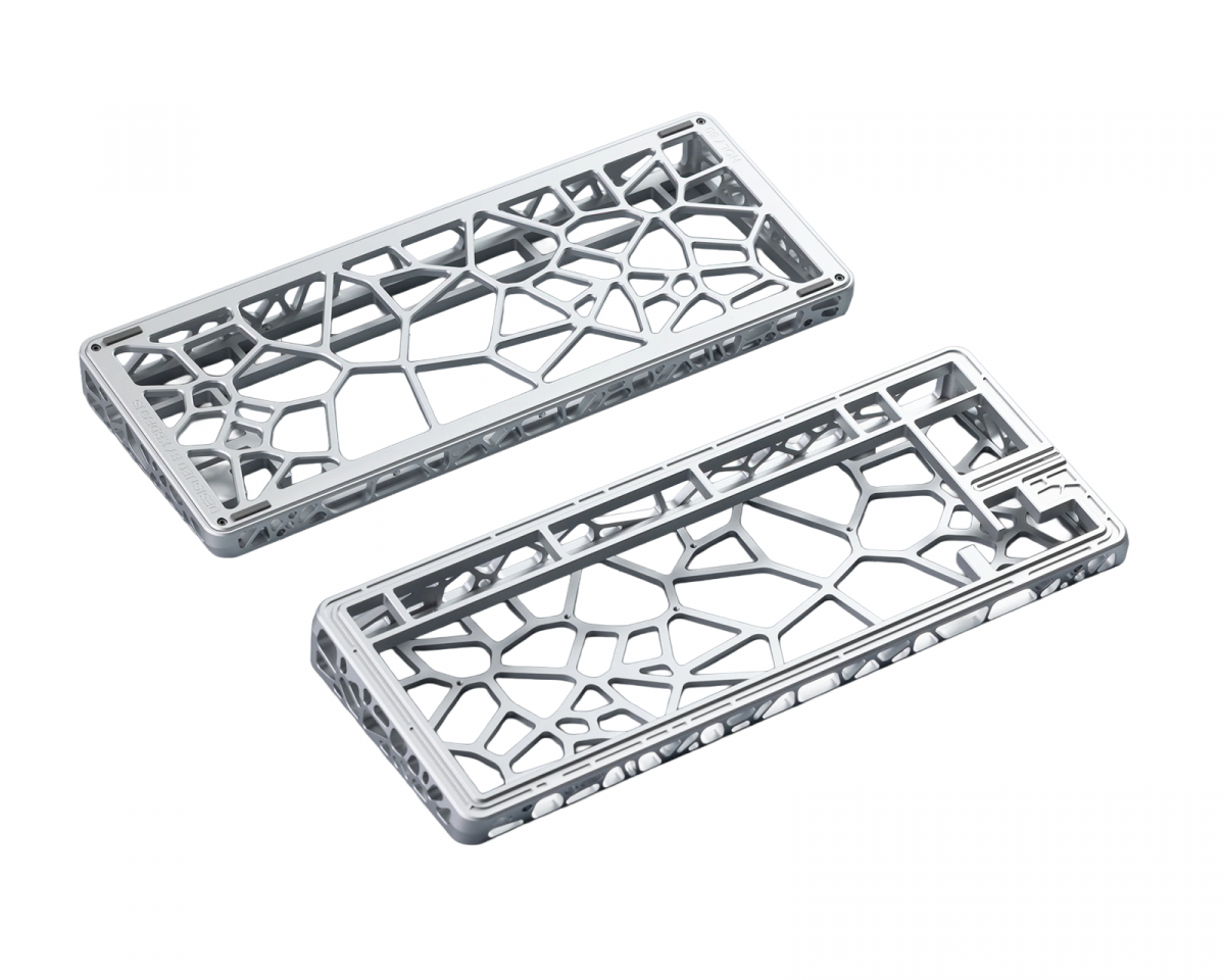 KBDfans Holy80 Case - Anodized Silver