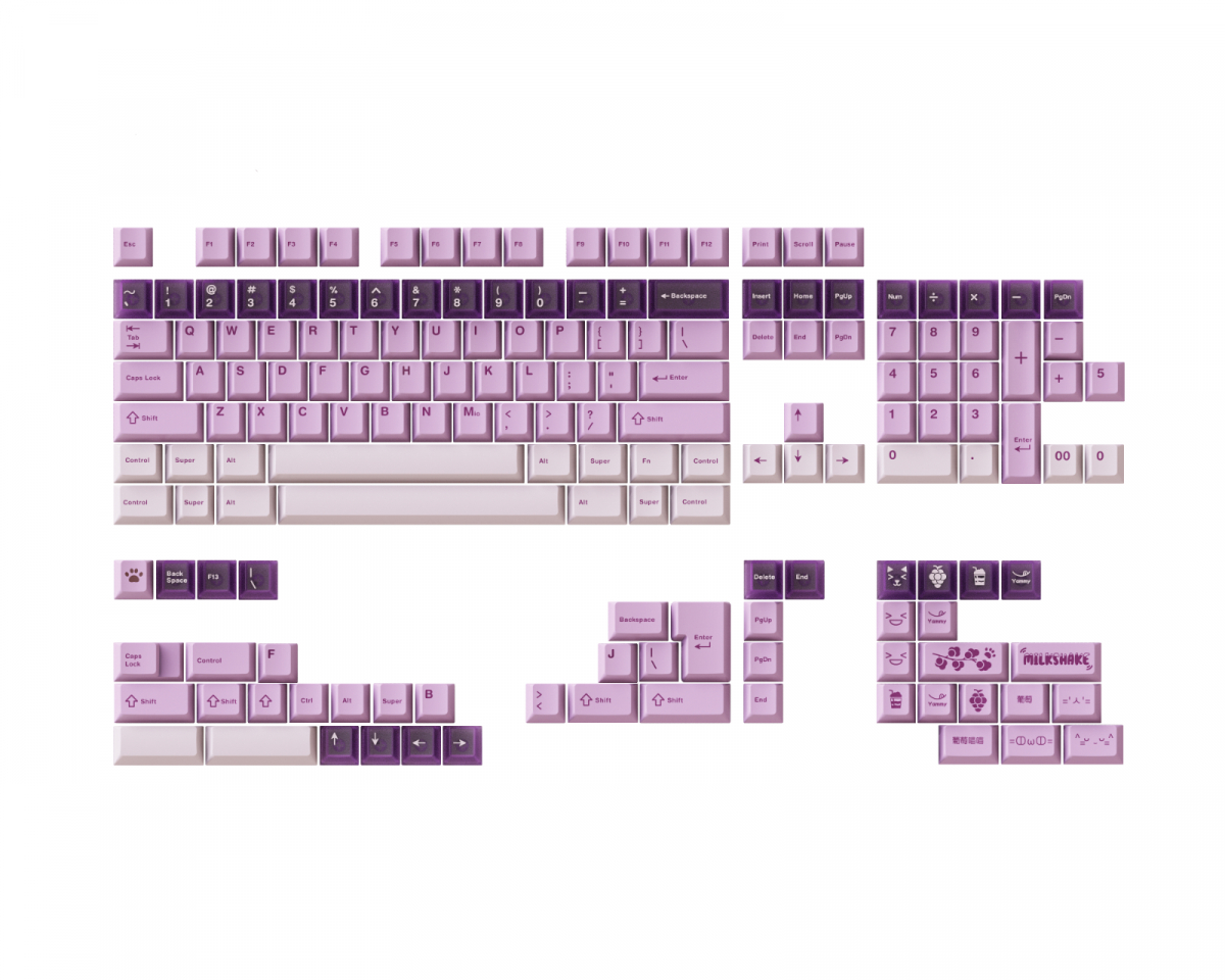 Keyboard Science Mio Milkshake - Base + Norde kit