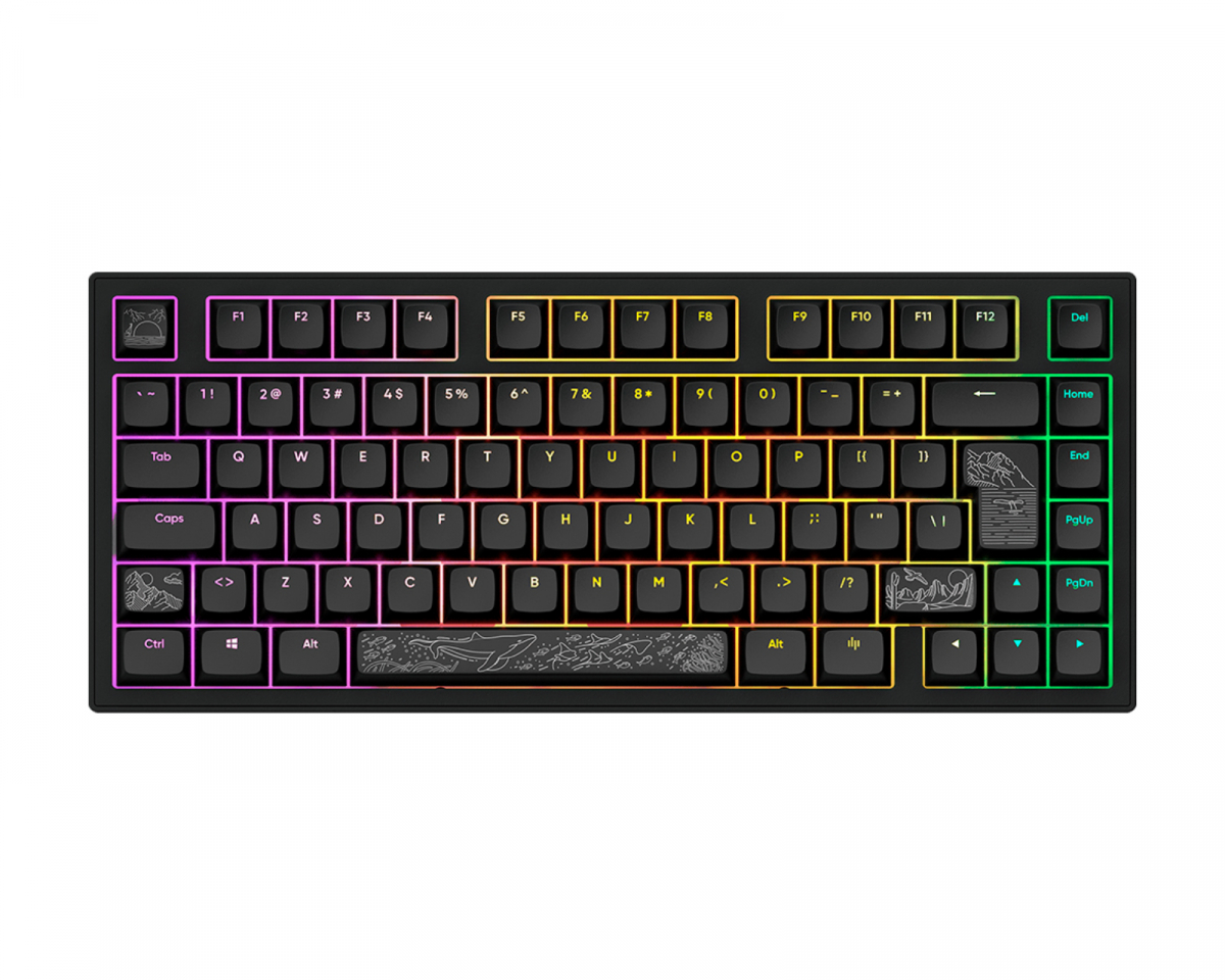 Dark Project ALU81 Gaming Näppäimistö RGB - Terra Nostra [g3ms Moonstone] - Musta