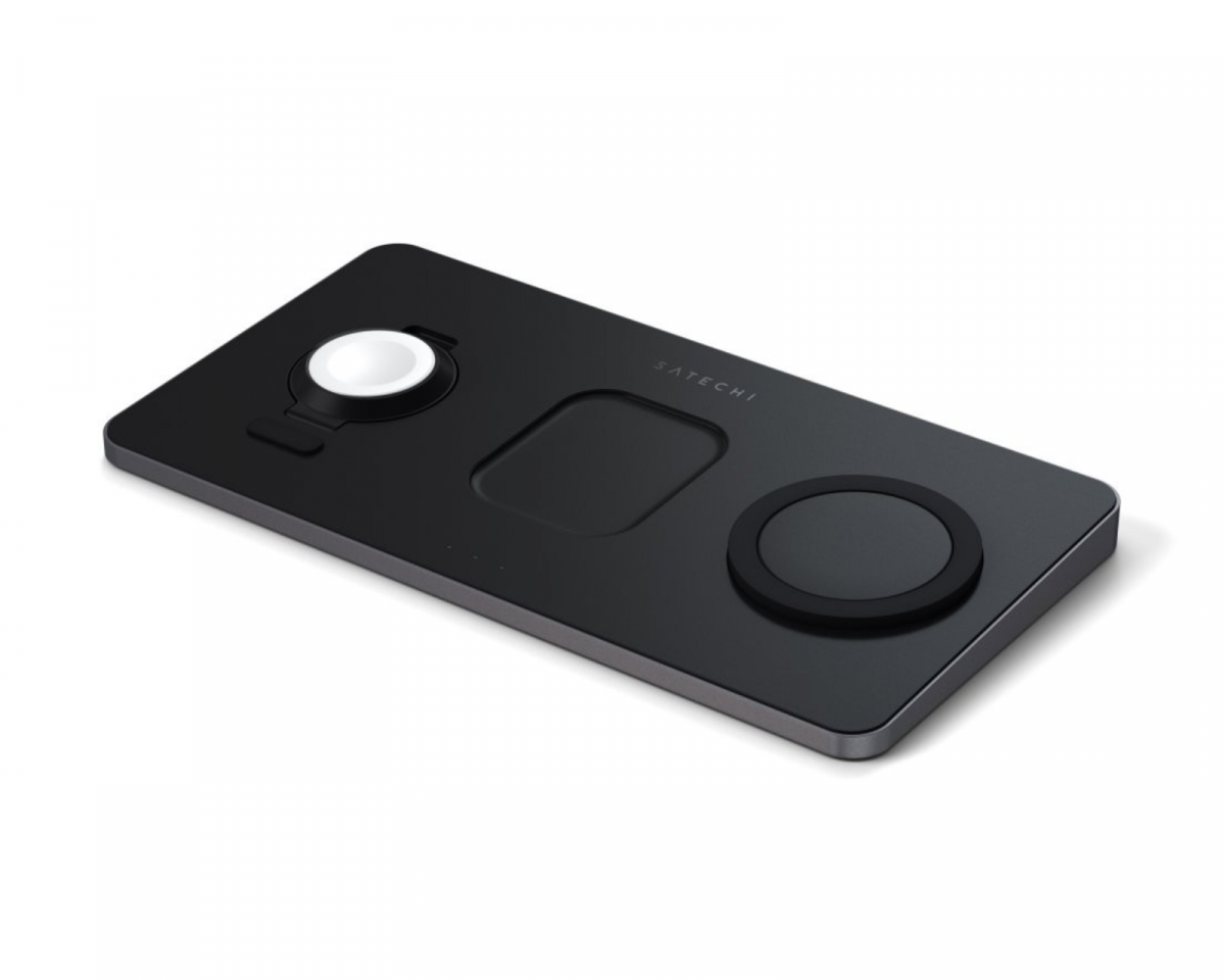 Satechi Satechi Trio QI Langaton Latausalusta - Avaruusharmaa