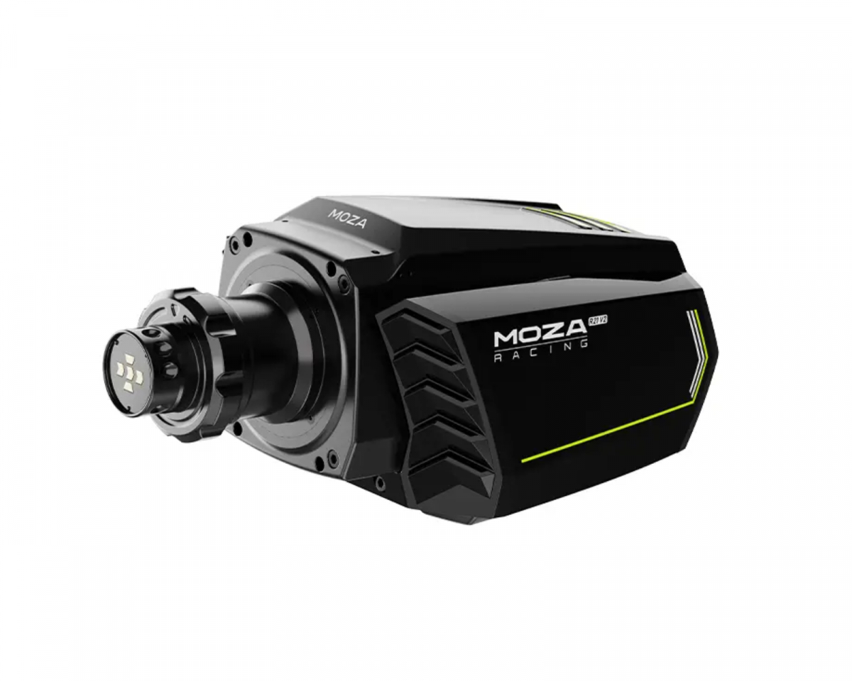 Moza Racing R21 V2 Direct Drive Wheelbase - Musta Servomoottori Rattipohja