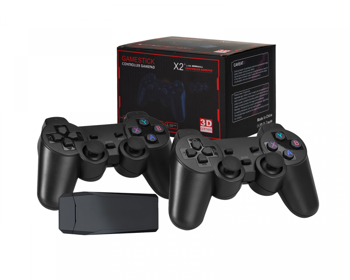 X2 Retro Pelikonsoli - 64G HDMI Game Stick - 30000+ Peliä