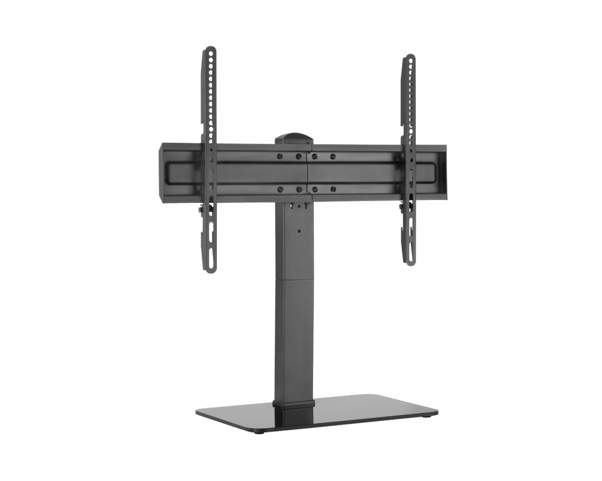 MaxMount Kääntyvä TV-teline lasijalustalla 37-70" - Musta