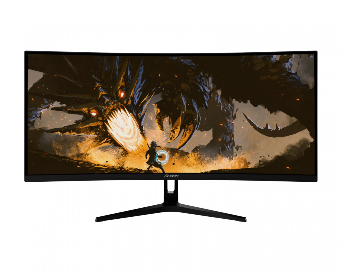 Arozzi Nova 34" Curved VA 3440x1440 165 Hz Pelinäyttö - Musta