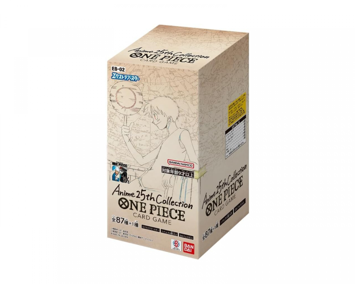 One Piece EB-02: Extra Booster Anime 25th Collection Booster Box (Japanilainen)