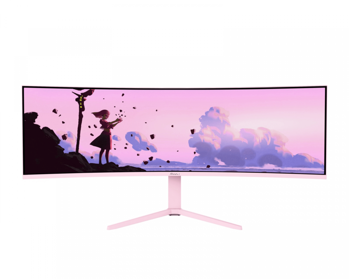 Arozzi Nova 49" Curved VA 5120x1440 165 Hz -pelinäyttö - Pinkki