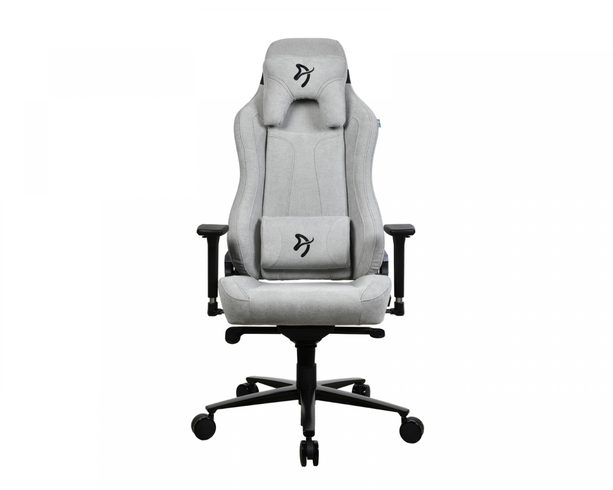 Arozzi Vernazza Soft Fabric -pelituoli - Vaaleanharmaa