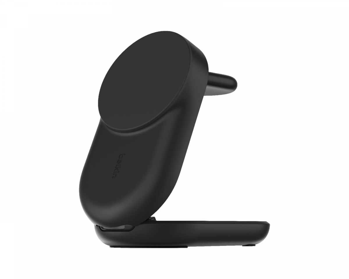 Belkin UltraCharge 3-in-1 Qi2 Langaton Laturi - Musta