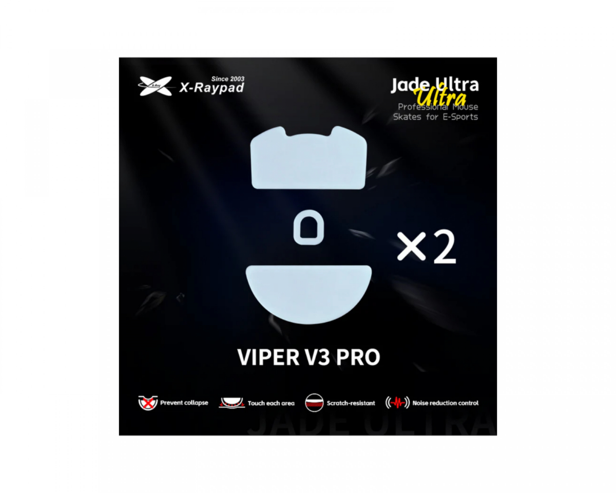 X-raypad Jade Ultra -luistimet Razer Viper V3 Pro