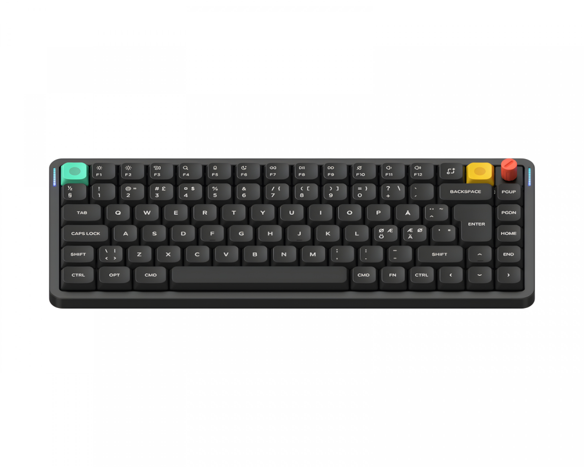 NuPhy Air75 V3 Langaton Näppäimistö – Nebula Black [Brown Nano Switch]