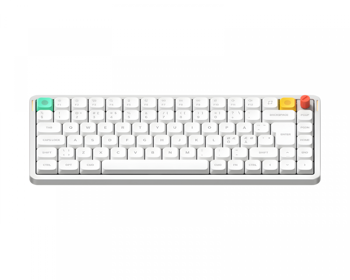 NuPhy Air75 V3 Langaton Näppäimistö – Nova White [Red Nano Switch]