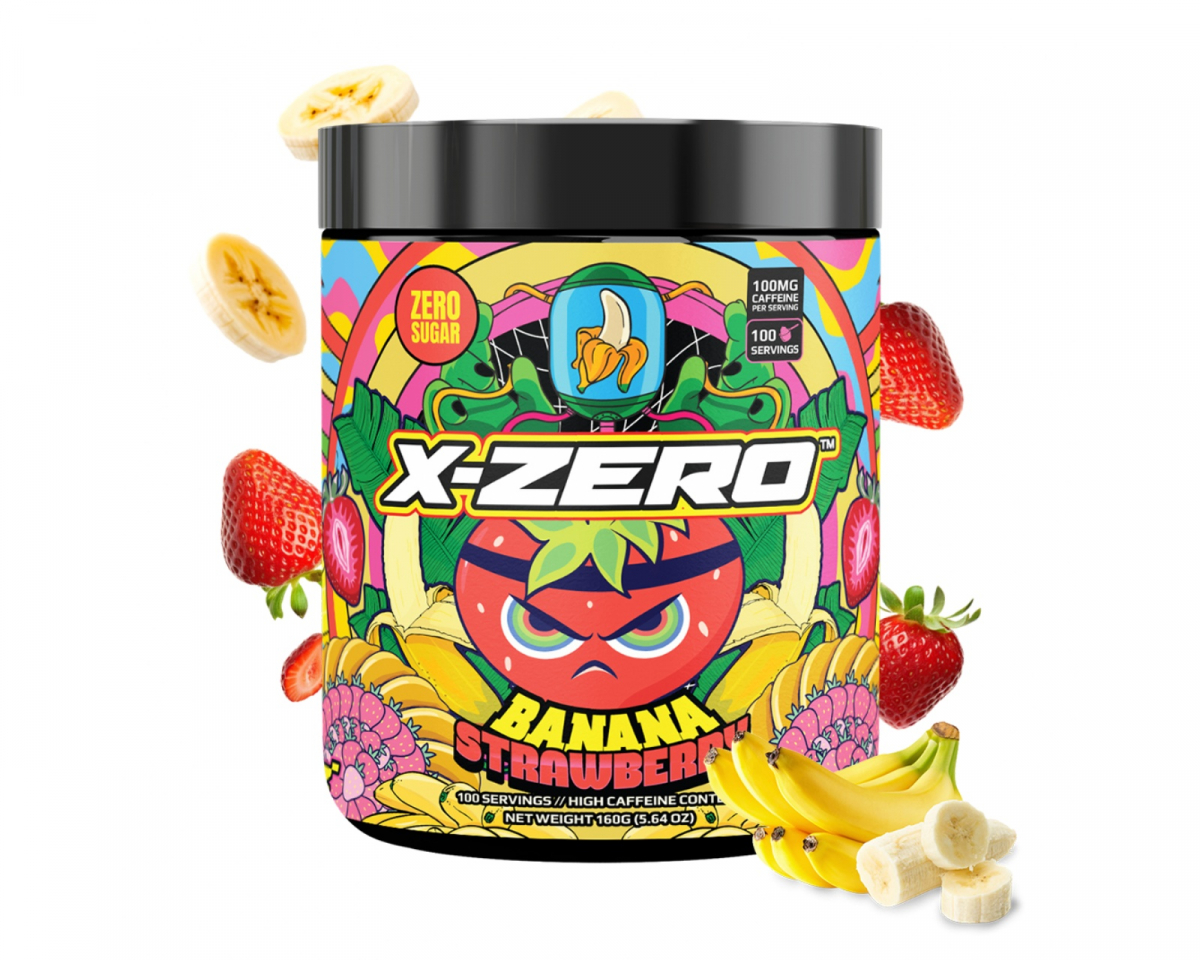 X-Gamer Banaani Mansikka - 100 Annosta