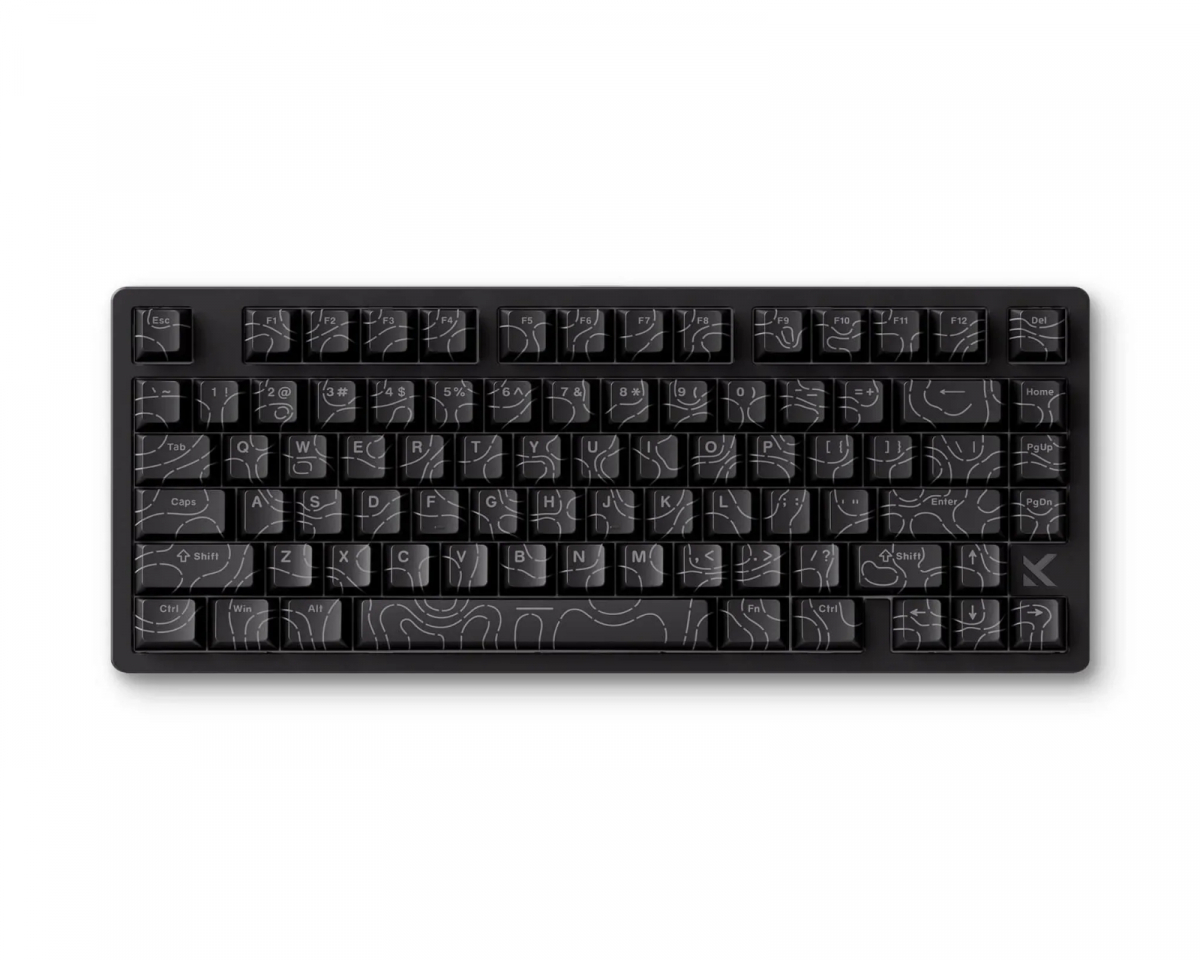 MCHOSE Jet 75 E‑sport Näppäimistö - Black Topographic [Kailh Magnetic God Swi