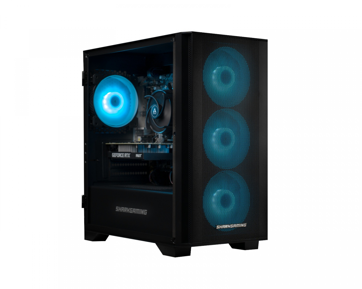 Shark Gaming Shark Maelstrom R524 -pelitietokone - RTX 5060 8G - Ryzen 5