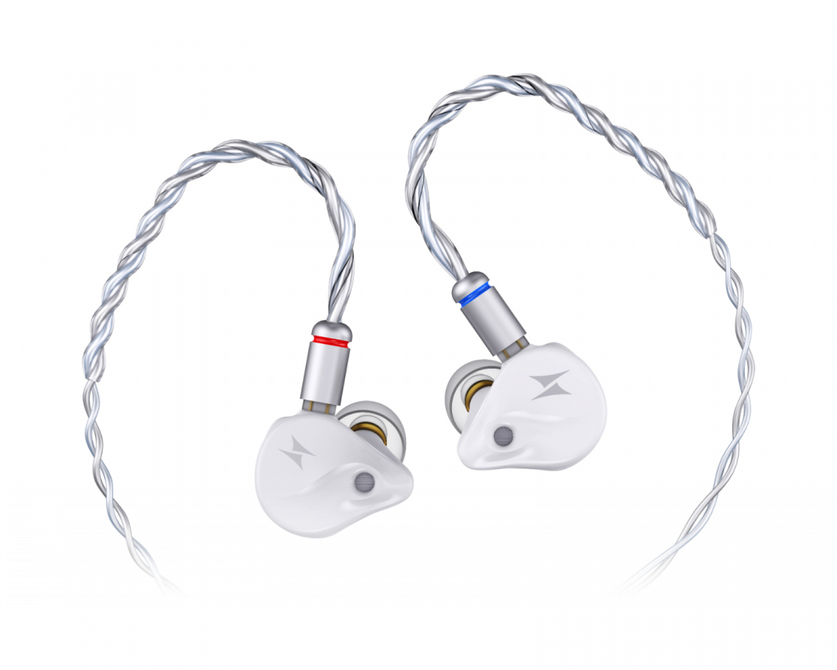 ATK Horizon IEM 3.5 mm -kuulokkeet mikrofonilla - Valkoinen
