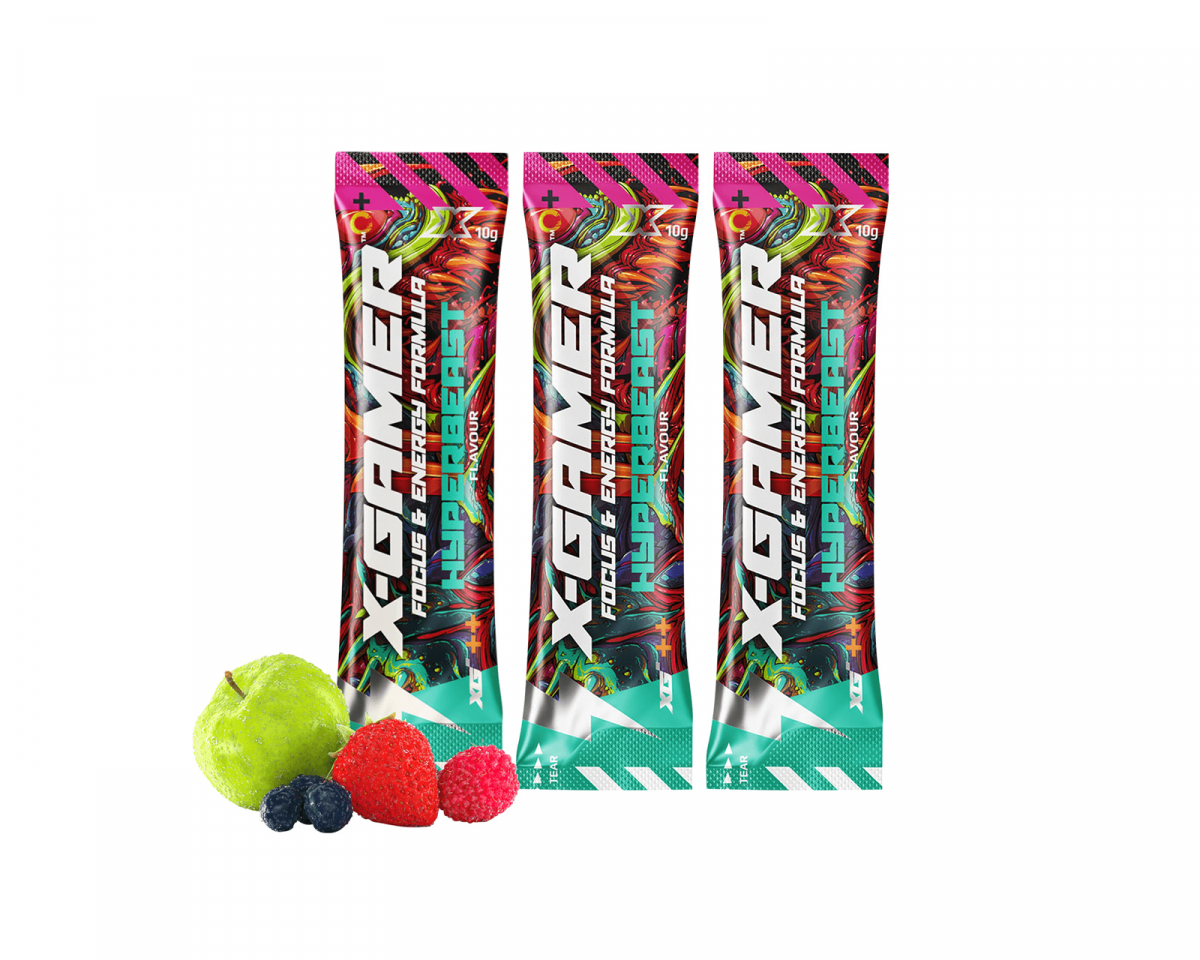 X-Gamer 10g X-Shotz Hyperbeast Fruit Punch (3 pack)