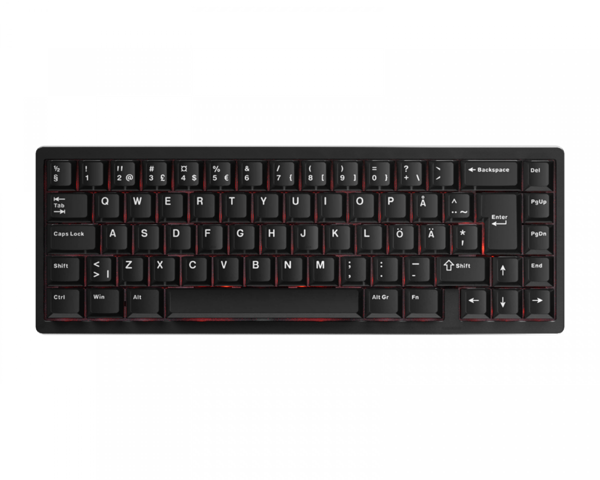Max65 Essential Black ISO Bundle [Milky Yellow Pro] - Black