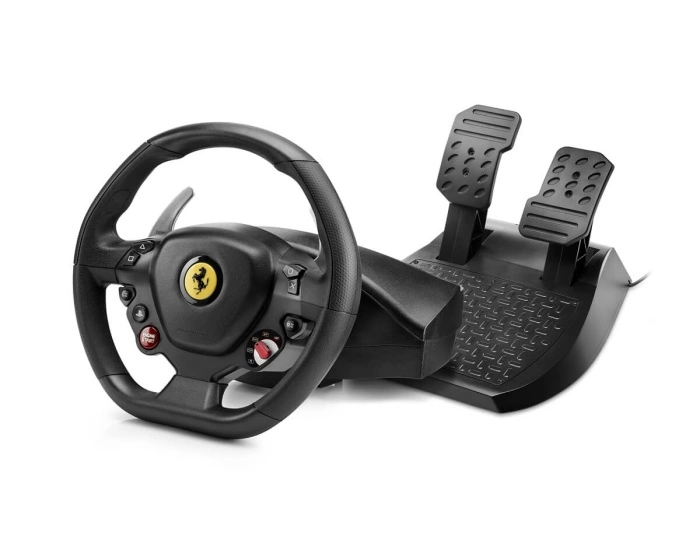 Thrustmaster T80 Ferrari 488 GTB Edition Ratti/Poljin-yhdistelmä PC & PS4