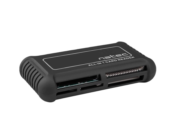 Natec Card Reader Beetle SDHC USB 2.0 Aio -Muistikortinlukija