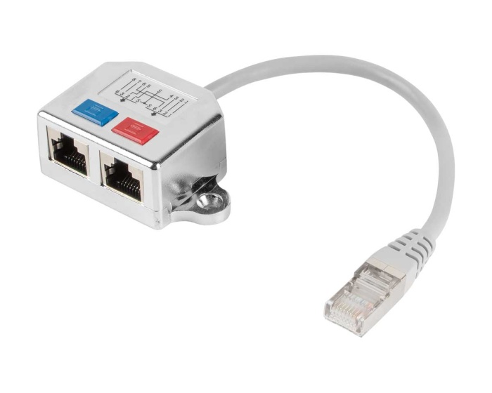 Lanberg LAN Ethernet-kaapelin Jakaja RJ45 FTP