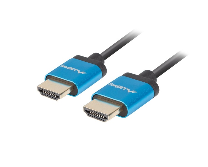 Lanberg HDMI kaapeli V2.0 4K SLIM (1 m)