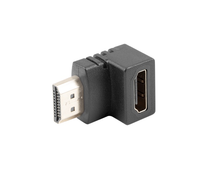 Lanberg Adapter HDMI-A(Uros) -> HDMI-A(Naaras) 90° Alas
