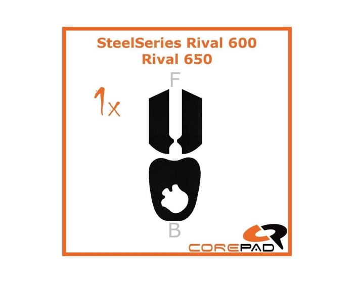 Corepad Grips till SteelSeries Rival 600/650
