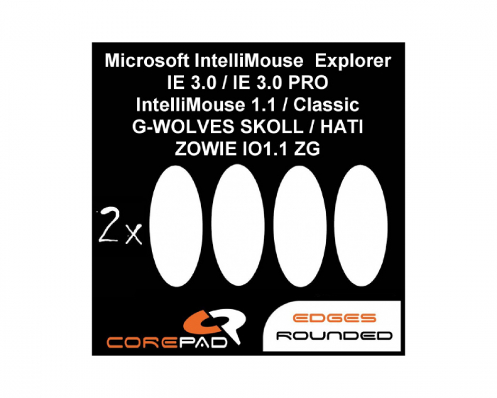 Corepad Skatez Microsoft IntelliMouse Explorer IE 3.0 / G-WOLVES SKOLL / HATI