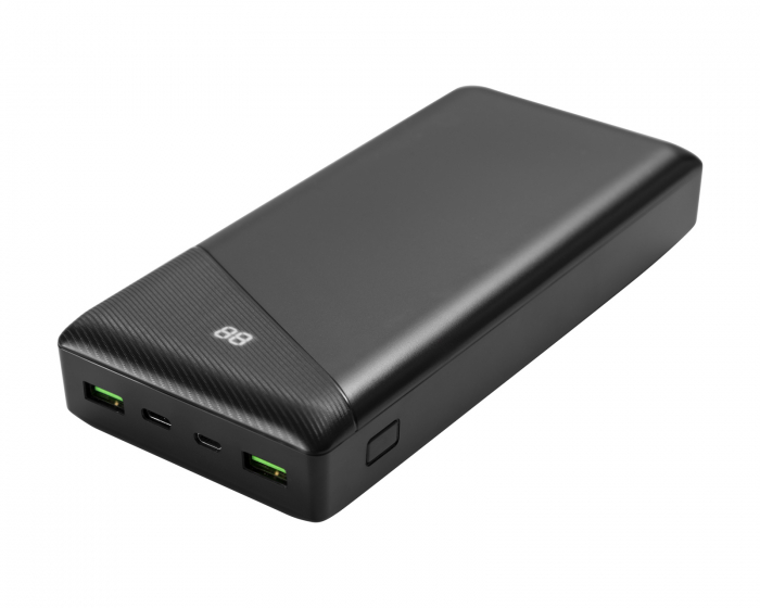 Deltaco 30000 mAh Powerbank with Quickcharge