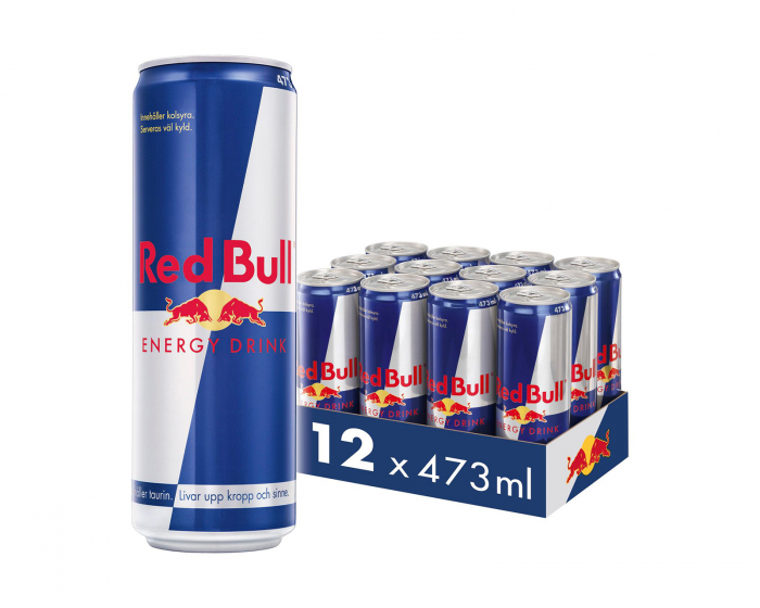Red Bull 12x Energiajuoma, 473 ml, Original