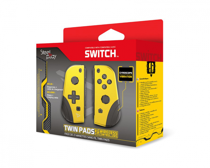 Steelplay Twin Padsit (Nintendo Switch) - Keltainen