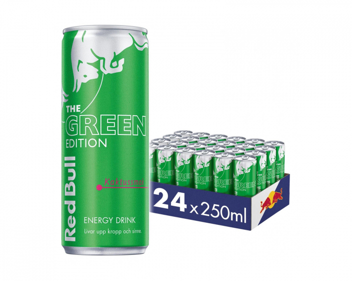 Red Bull 24x Energiajuoma, 250 ml, Green Edition