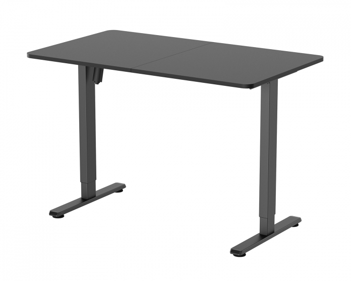 MaxMount Korkeussäädettävä työpöytä 120 x 70 cm - Musta
