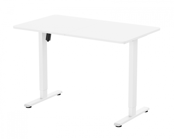 MaxMount Korkeussäädettävä työpöytä 120 x 70 cm - Valkoinen
