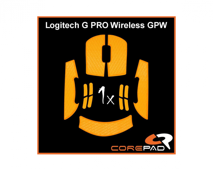 Corepad Grips Logitech G Pro Wireless - Oranssi