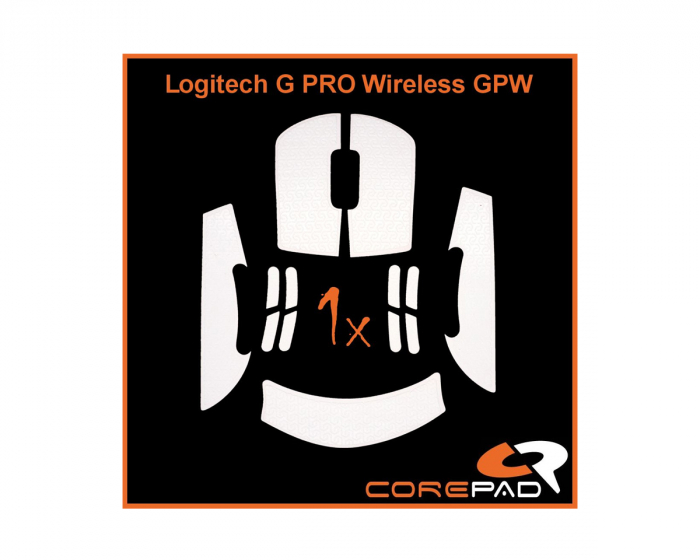 Corepad Grips Logitech G Pro Wireless - Valkoinen